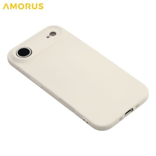 AMORUS Mobilskal till iPhone Air Precise Cutouts TPU Fiber - Vit Vit
