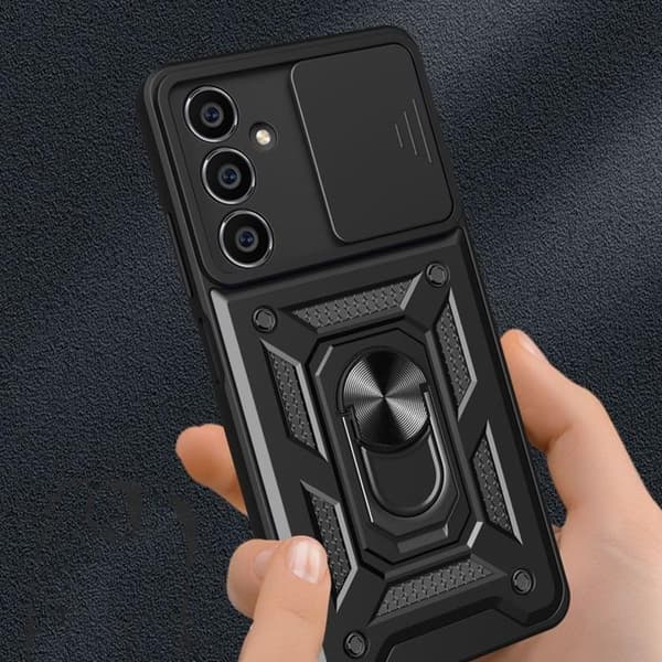 Tech-Protect Mobilskal till Galaxy S23 FE Camshield Pro - Svart Svart