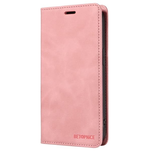 BETOPNICE 003 iPhone 16 Plånboksfodral i Konstläder - Rosa