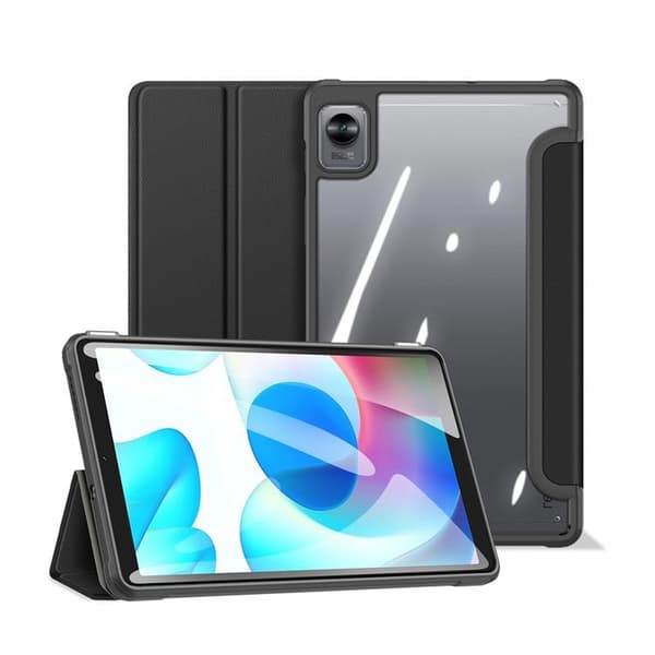 Dux Ducis Realme Pad Mini Taske Toby Armored Flip Smart - Sort Black