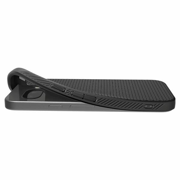 Spigen Telefontaske til Google Pixel 9a Liquid Air - Matt Sort Svart