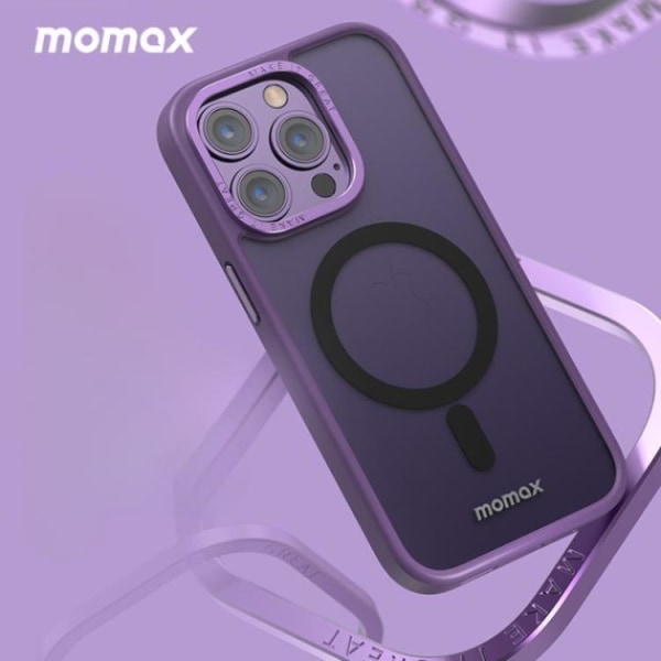 MOMAX iPhone 14 Pro Max Skal Magsafe - Lila