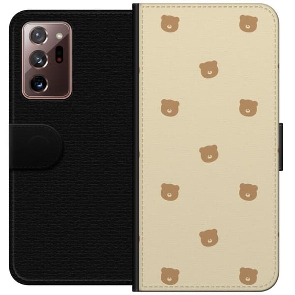 Plånboksfodral till Samsung Galaxy Note20 Ultra med Björnmönster