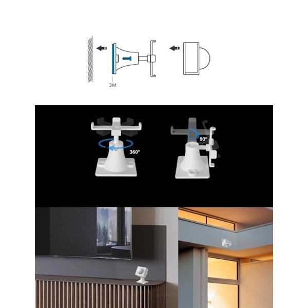 Sonoff stativ självhäftande hållare för ZigBee motion sensor