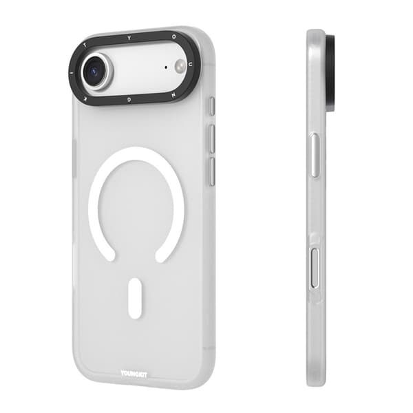 YOUNGKIT Mobilskal till iPhone Air MagSafe PET TPU - Vit Vit
