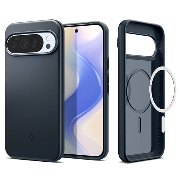 Spigen Mobilskal till Google Pixel 10 Pro XL Magsafe Thin Fit - Metal Slate Blå