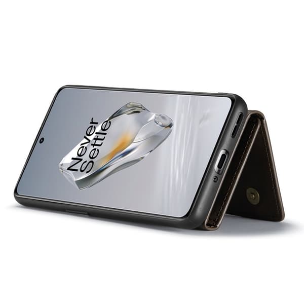 DG.MING M2 Series Mobilskal till OnePlus 12 5G Kickstand - Brun