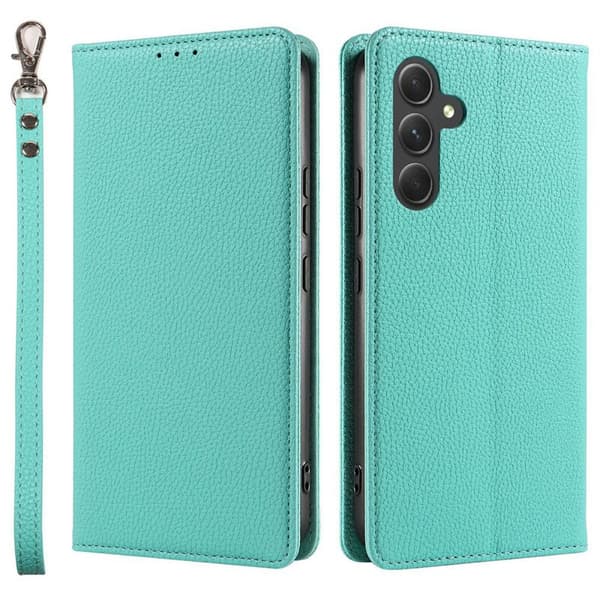 Plånboksfodral för Samsung Galaxy S26 Magnetiskt Konstläder - Mintgrön