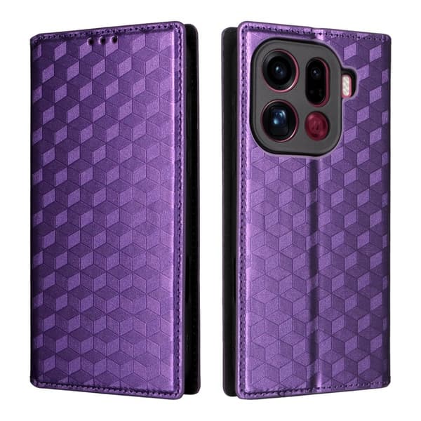 Oppo Find X9 Pro 5G Plånboksfodral Konstläder - Lila