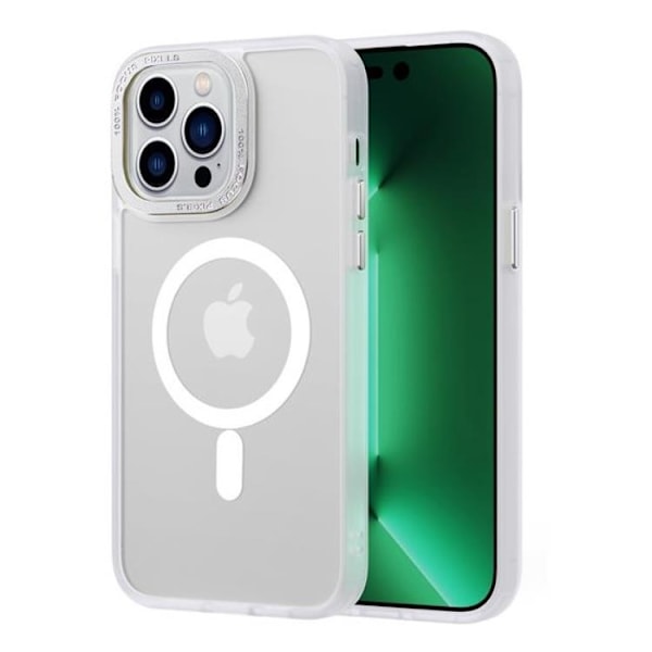 BOOM iPhone 13 Pro Max Mobilskal Magsafe Frosted - Vit