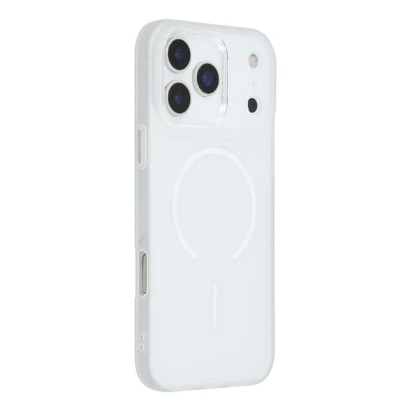 Mobilskal till iPhone 17 Pro Max MagSafe med Glitter Frame Clear Transparent Transparent