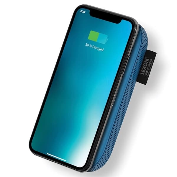 Lexon Trådlös PowerBank 5000mAh med Bluetooth-Högtalare - Blå