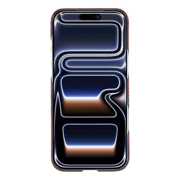 Mobilskal till iPhone 17 Pro Max MagSafe Aramid Fiber Precise Röd