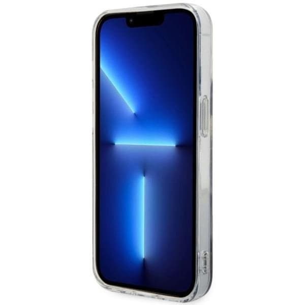 Guess iPhone 14 Pro Max Mobilskal MagSafe Guld Marble - Sort Black