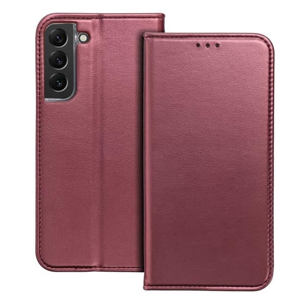 Galaxy A35 Lompakkokotelo Smart Magento - burgundy Vinröd