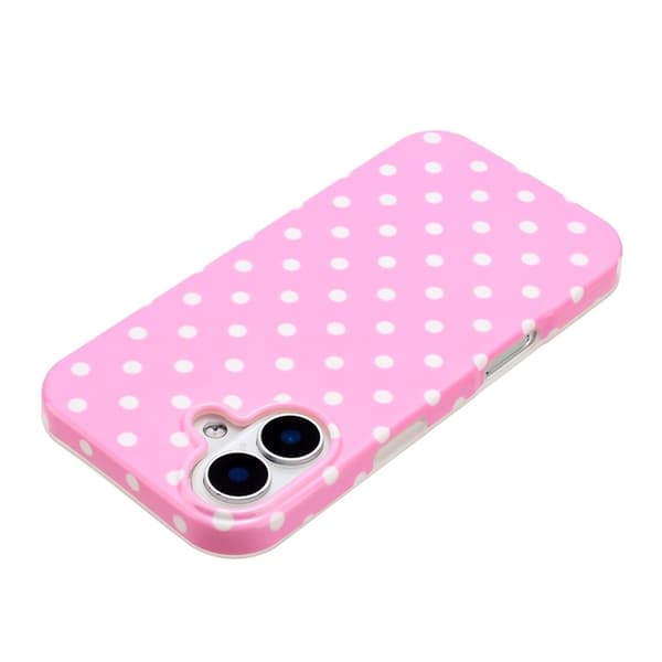 Mobilskal till iPhone 17 Dot Design Imd Tpu - Rosa Rosa