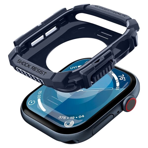 Spigen Apple Watch 10 (46mm) Skal Rugged Armor - Marinblå Blå