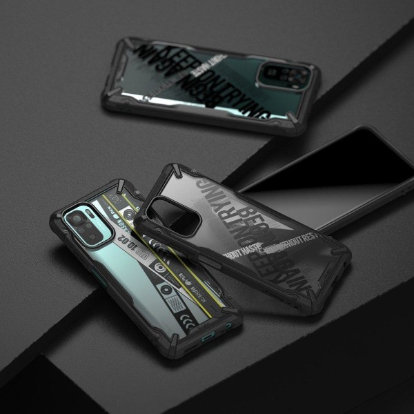 Ringke Fusion X Skal Xiaomi Redmi Note 10 / Redmi Note 10S - Sva Black
