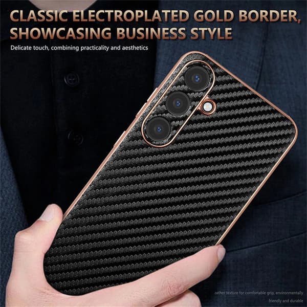 AZNS Mobilskal för Samsung Galaxy S26 Plus PU + TPU - Blå