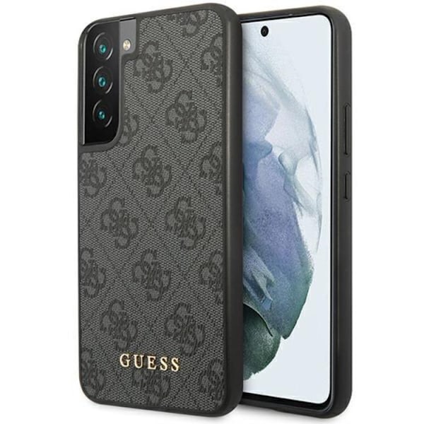 Guess Galaxy S24 Plus Mobilskal Metall Guld Logo - Svart Svart