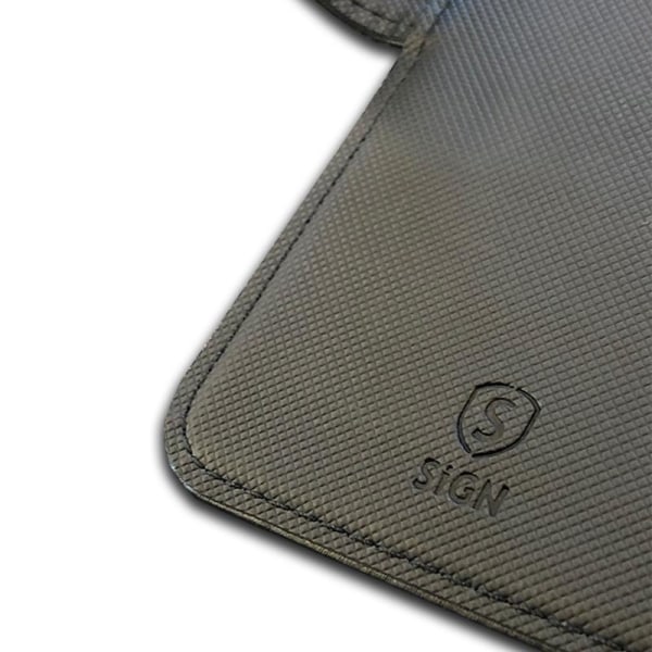 SiGN Wallet Case 2-i-1 til iPhone X / XS - Sort Black