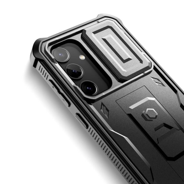 Tech-Protect Galaxy S24 Ultra -mobiilisuojus Kevlar Cam Plus - musta