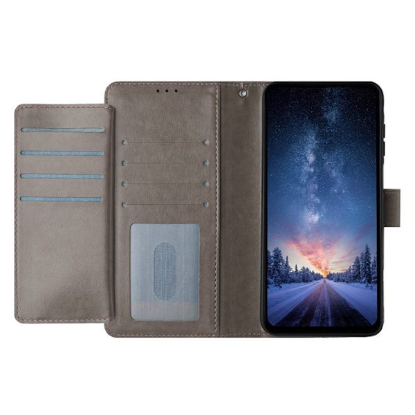 iPhone 17 Pro Plånboksfodral Folio - Grå Grå
