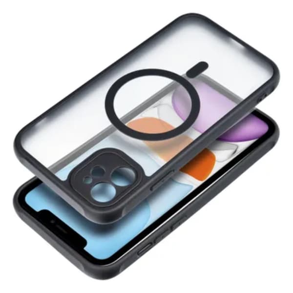 iPhone 11 -puhelimen kuori Magsafe Matte - Musta Black