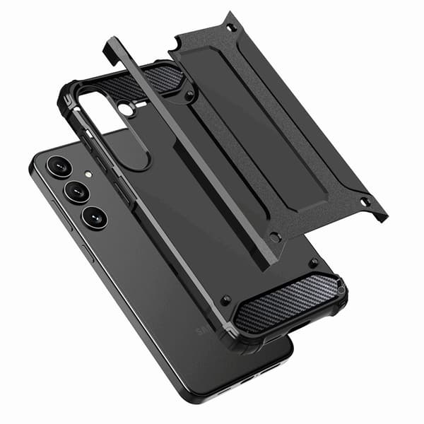Mobilskal till Galaxy S25 Hybrid Armor - Blå Blå