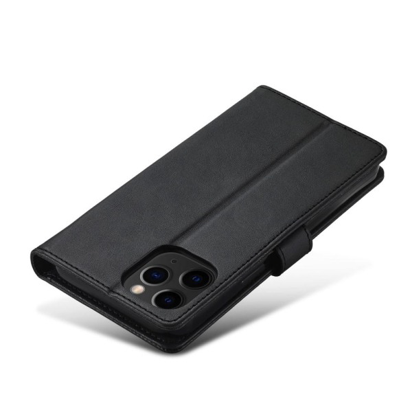 LC.IMEEKE nahkainen lompakkokotelo iPhone 12 Mini - musta