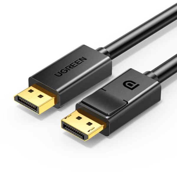 Ugreen DisplayPort Till DisplayPort  Kabel 3m - Svart