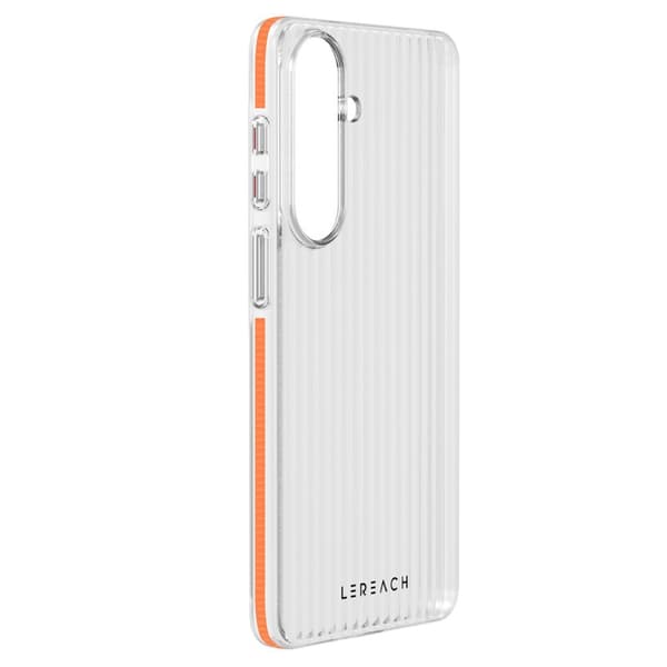 LeReach Mobilskal för Samsung Galaxy S26 Plus Flödande rutnät PC - Orange