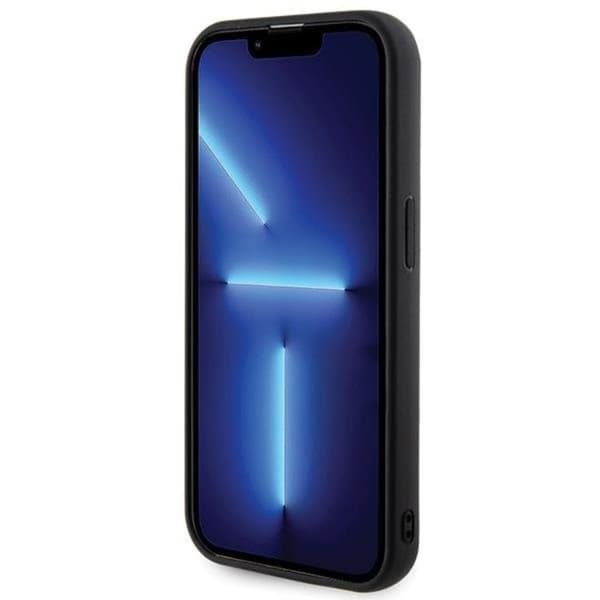 Guess iPhone 15 Pro Max -puhelinkuori Quilted Metal Logo - Musta Black