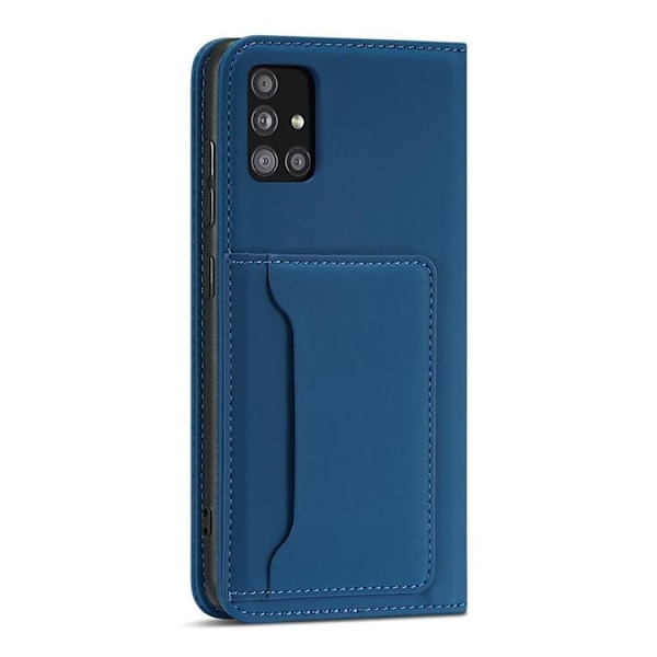 Galaxy A12 5G (2020/2021) Plånboksfodral Magnet Stand - Blå