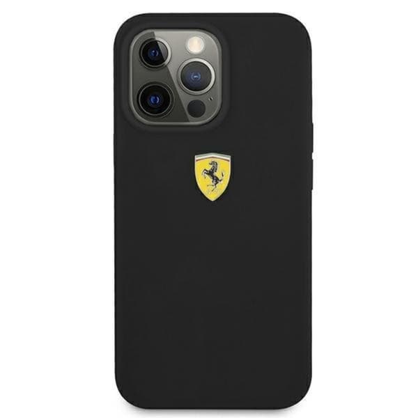 Ferrari iPhone 13 Pro Max Cover Silikon - Sort Black