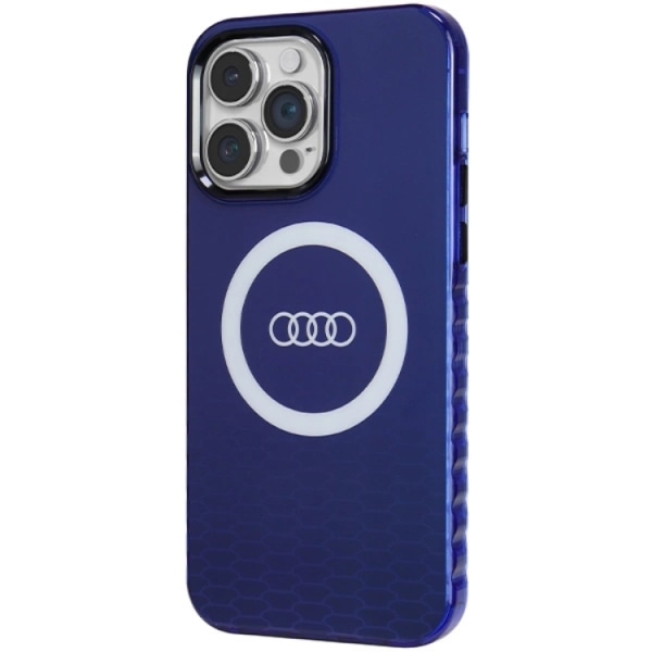 Audi iPhone 14 Pro Max mobiilikotelo Magsafe IML Big Logo - sininen