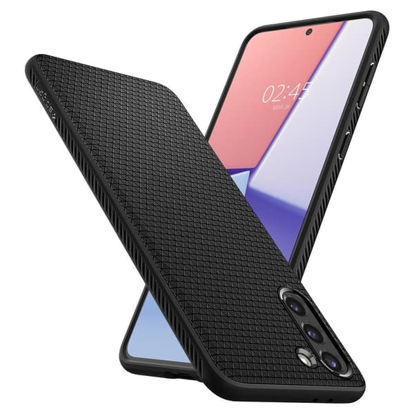 SPIGEN Liquid Air Skal Galaxy S21 Mat Sort Black