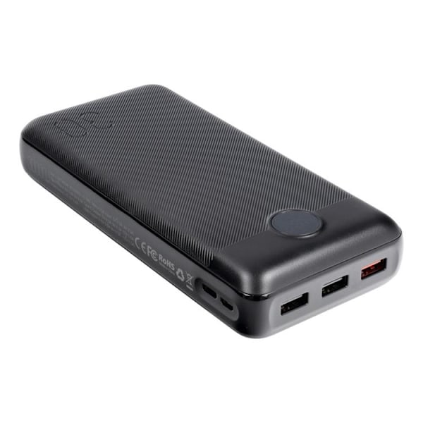 VEGER Powerbank 30000 mAh PD QC 3.0 3A 20W L30 - Svart