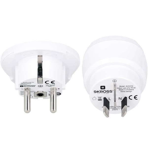 SKROSS El-Adapter Combo World - Hvid Vit