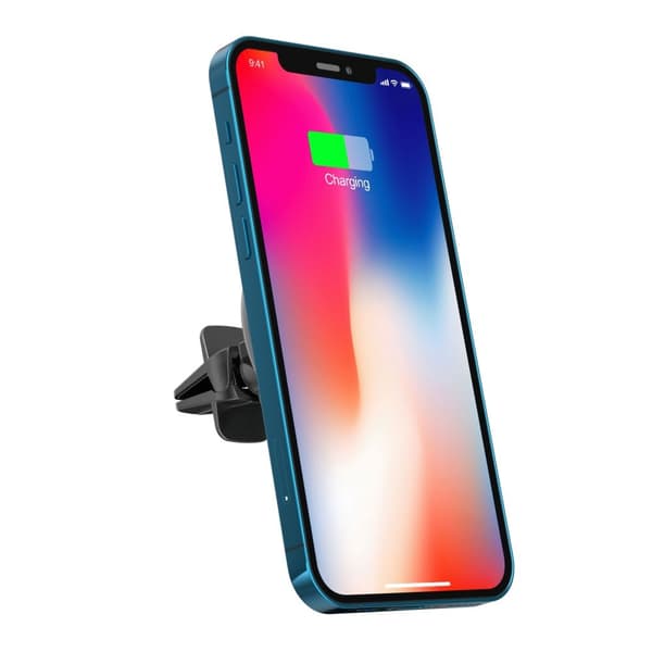 Magsafe Bilholder Trådløs Oplader 15W A2 til Luftgitter - Sort Black