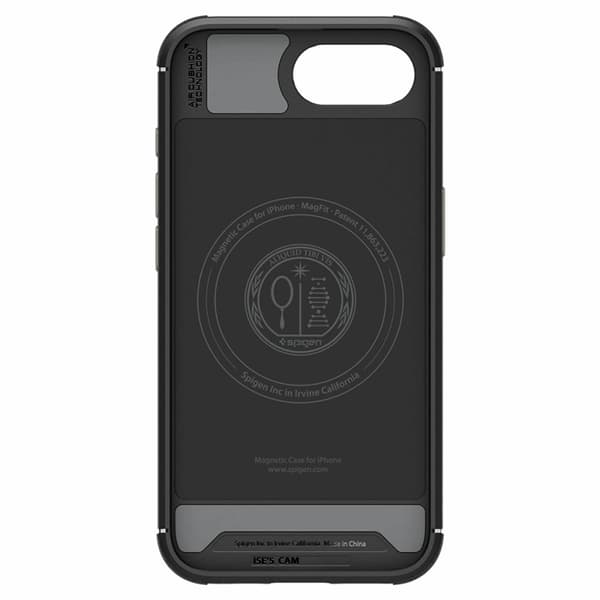 Spigen Mobilskal till iPhone 16e Magsafe Core Armor - Matt Svart Svart