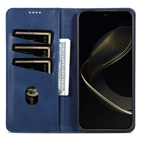 AZNS Xiaomi 14T Plånboksfodral Konstläder - Blå