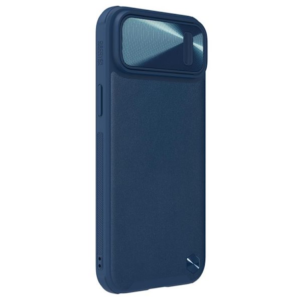 Nillkin iPhone 14 Skal CamShield Läder S - Blå