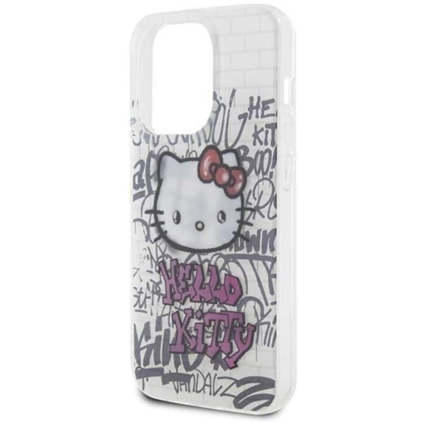 Hello Kitty iPhone 15 Pro mobiltaske IML Kitty On Bricks Graffiti
