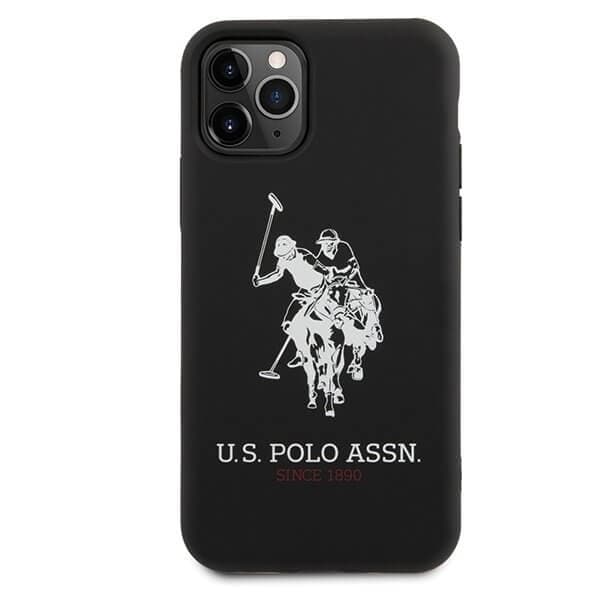 U.S. Polo Assn. Silicone Collection iPhone 11 Pro Max Cover Sort Black