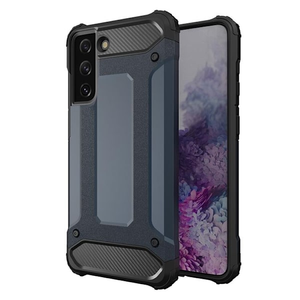 Galaxy S23 Ultra Skal Hybrid Armored - Blå