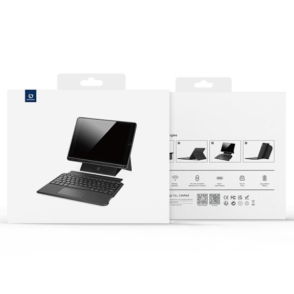 Dux Ducis iPad Pro 12.9 Skal Keyboard Bluetooth DK Series Svart
