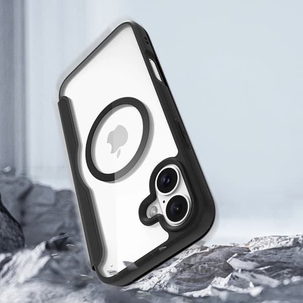 Dux Ducis iPhone 16 Plånboksfodral Magsafe Skin X Pro Black