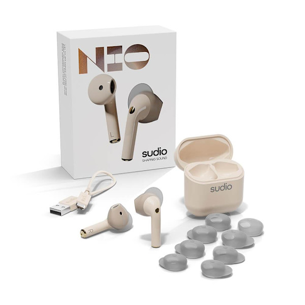 SUDIO True Wireless Headphones NIO - Sand