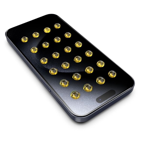 LIVSTIDSGARANTI - BOOM iPhone 15 Pro Max Privacy Härdat Glas Skärmskydd 2st